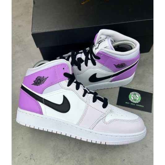 Air Jordan 1 Mid “Barely Grape” (GS)