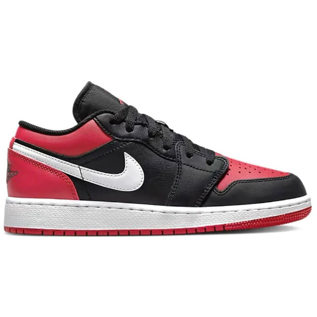 Jordan 1 bred outlet toe gs