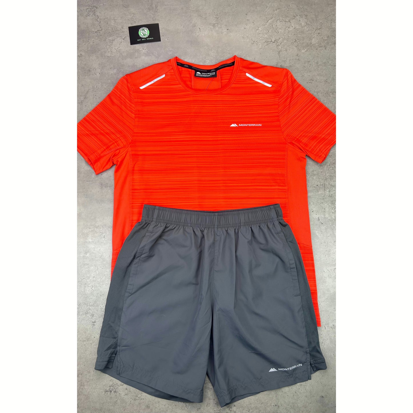 Monterrain Lyder 2.0 T-Shirt “Granadine” With “Iron Gate” Rush Monterrain Shorts