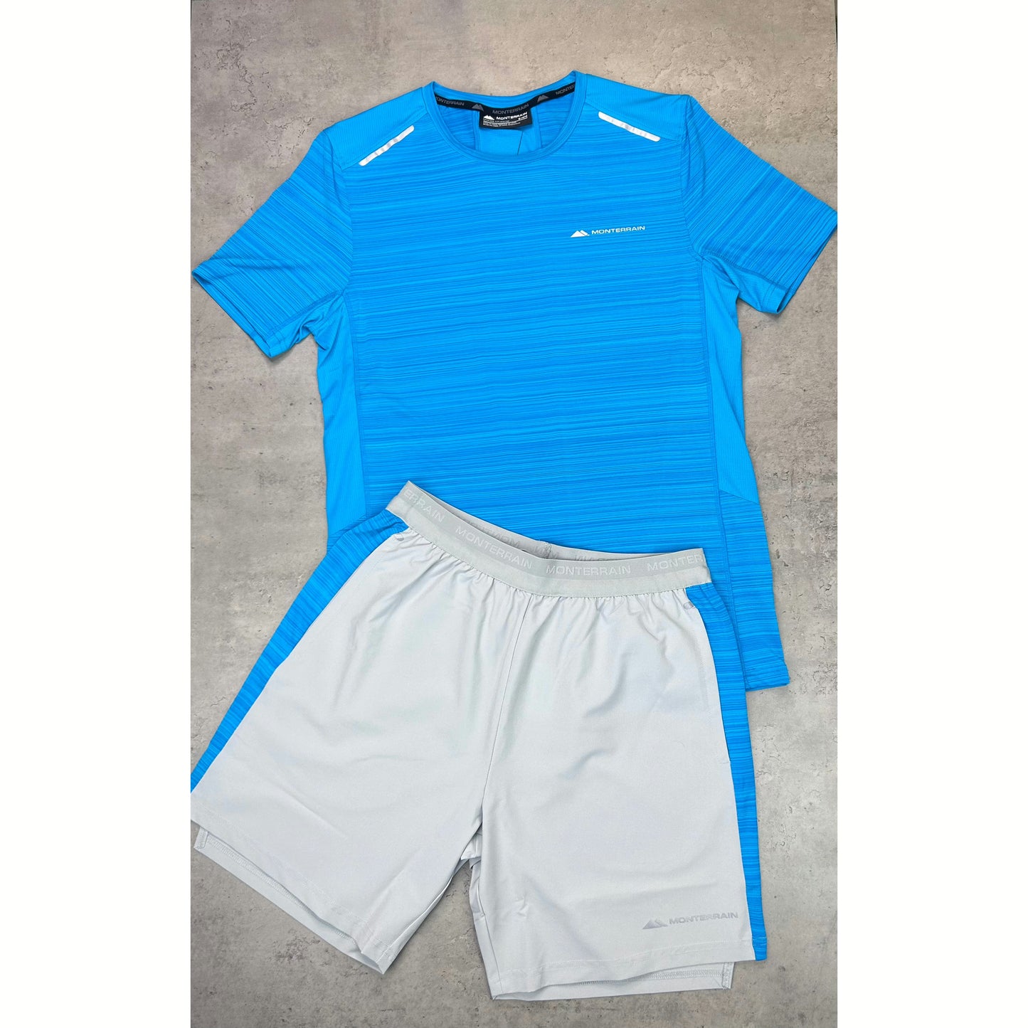 Monterrain Lyder Running Shorts “Pearl Blue/ Atomic Blue”