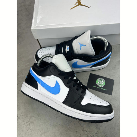 Air Jordan 1 Low 'Black University Blue White' (W)